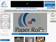 Tablet Screenshot of paperrolls.com.au